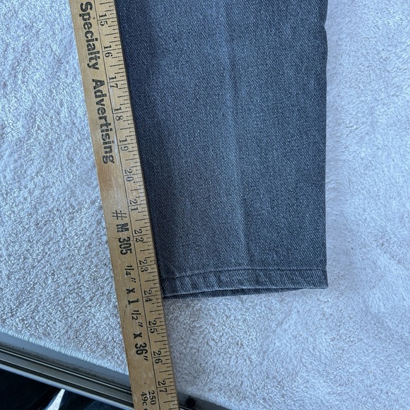 Bongo Black/Grey Jeans Women's Size 13 Vintage 80's 90's High Rise Made In USA - Picture 7 of 7